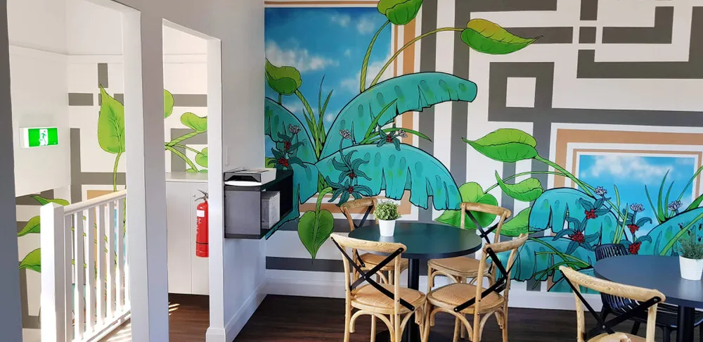 Upstairs seating at Gladesville Cafe