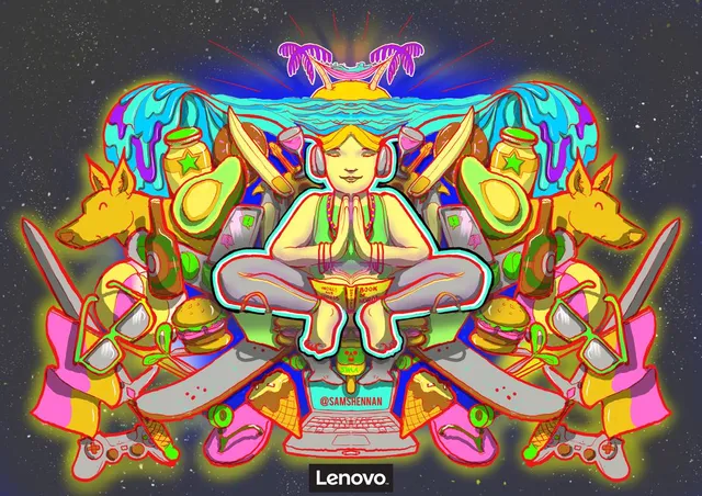 lenovo sketch ethereal meditation