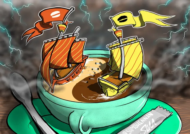 Lenovo sketch storm in a teacup