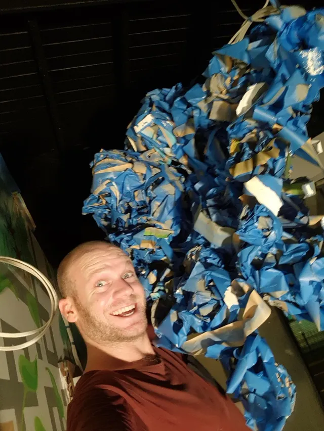 The artist and his best friend
