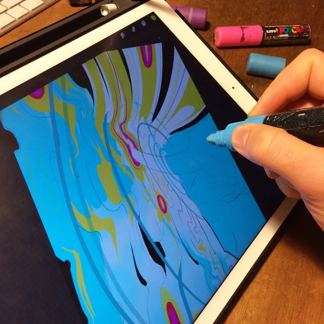 Sketching on ipad 2