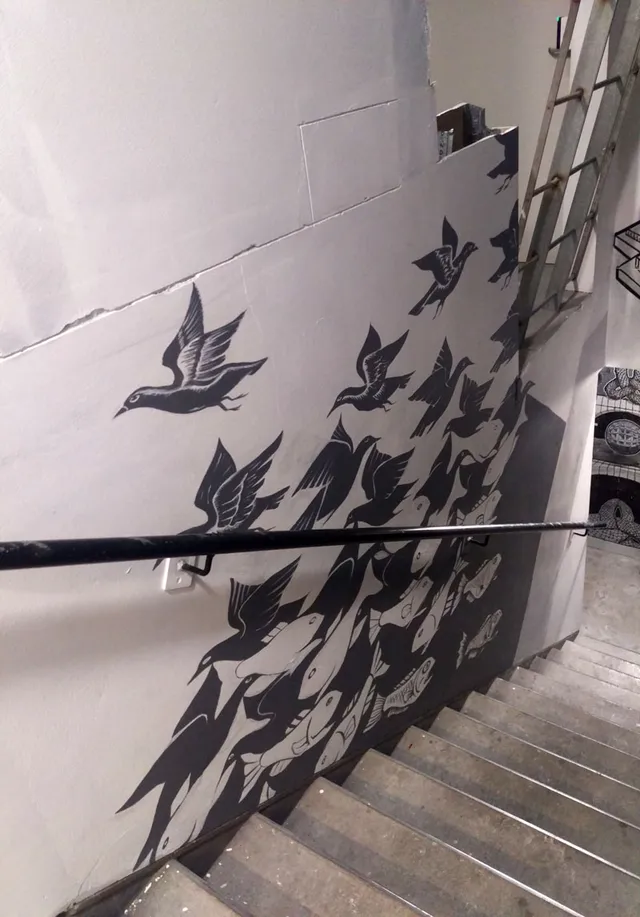 Cam Wall Escher Inspired Interior Office Wall Art