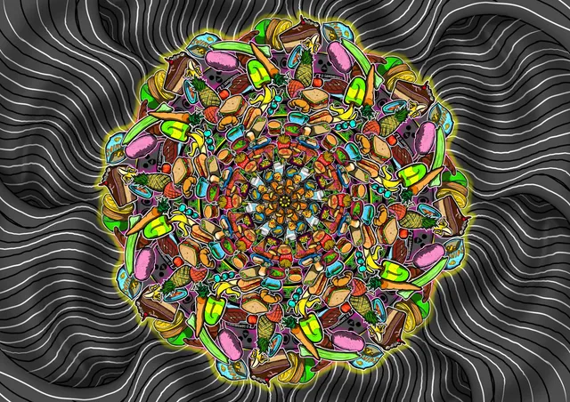Lenovo sketch kaleidoscope mandala
