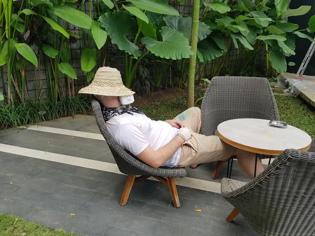 Napping on the job