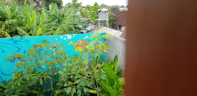 Finished wall from a distance