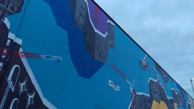 Looking up to top details