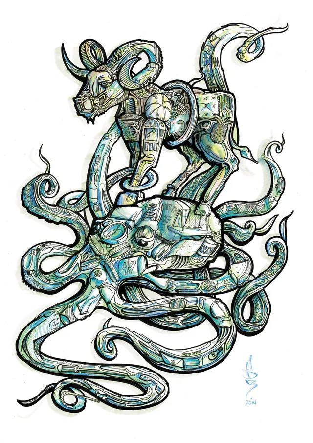 Octopus Goat Find-a-Thing