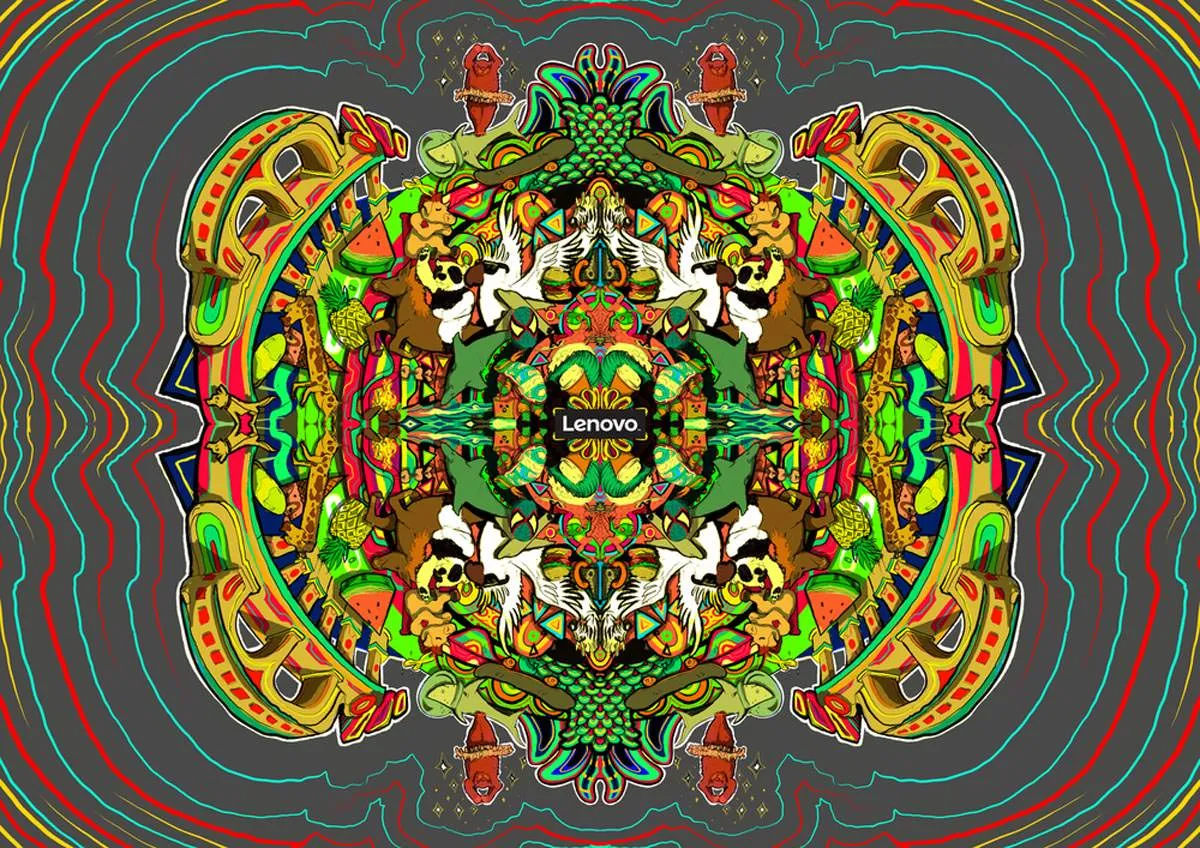 Lenovo sketch lenovo logo kaleidoscope