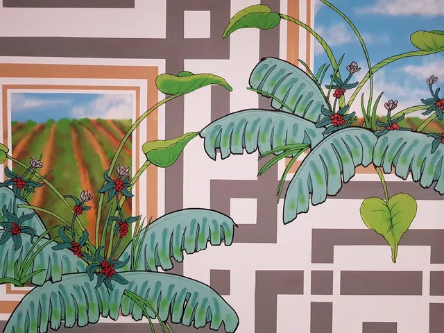 Close up of the plants
